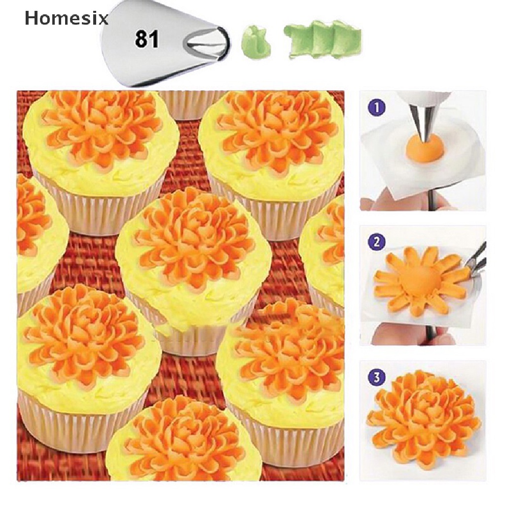 Set 5 đuôi bắt bông kem trang trí bánh