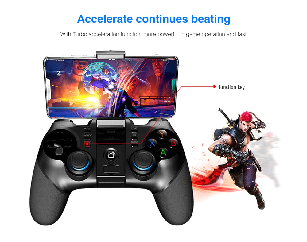 Tay Cầm Chơi Game Bluetooth Không Dây Ipega Pg-9156 2.4g Cho Iphone Samsung Huawei Android Tv Box