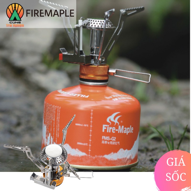 [CHÍNH HÃNG] Bếp Gas Mini Fire Maple FMS-102 Nhỏ Gọn Di Động Chuyên Dụng Cho Du Lịch, Dã Ngoại Cắm Trại