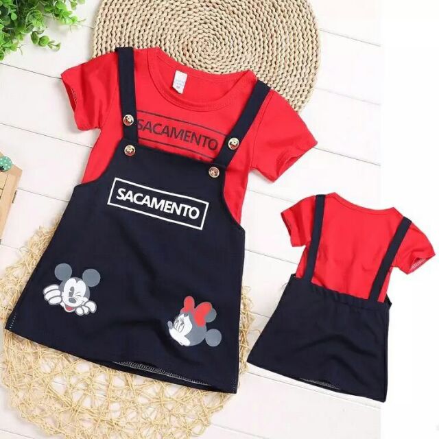 Combo váy kẻ