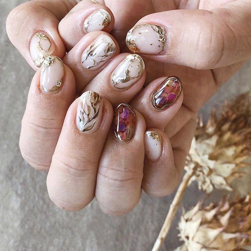 [Hàng mới về] Gel sơn móng tay UV ánh kim loại nhiều màu sắc tùy chọn trang trí móng tay nghệ thuật DIY