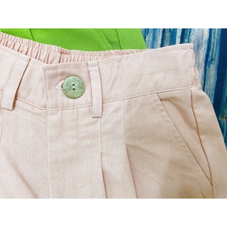 Quần short LINEN BỘT PREMIUM. June Q07
