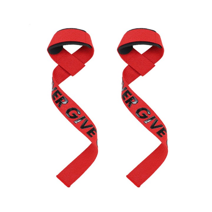 Dây kéo lưng hổ trợ xô đẩy tạ lifting straps W001 (1 đôi)