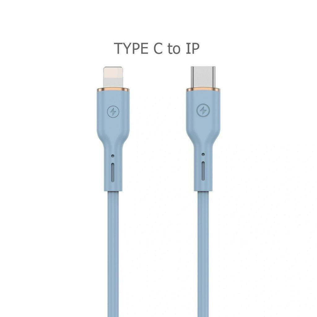 Cáp Wiwu Vigor Data Cable YQ01 cho điện thoại thông minh, hỗ trợ sạc nhanh 27W, dây mềm và bền - Hàng chính hãng