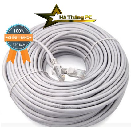 Dây mạng cat6 màu trắng 10m 15m 20m 25m 30m 35m 40m 45m 50m