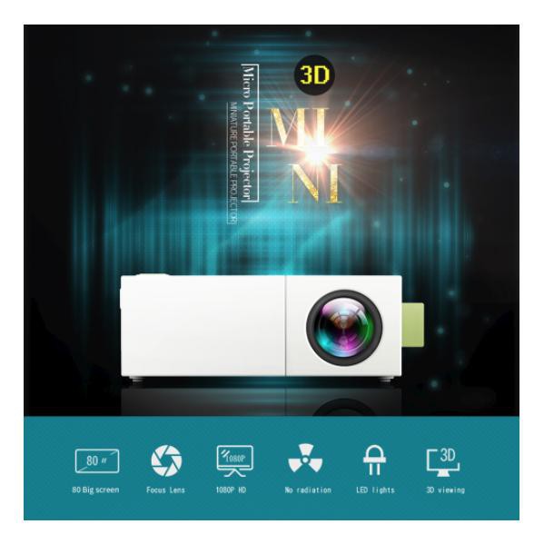 Máy chiếu mini YG-310 Full HD 1080p