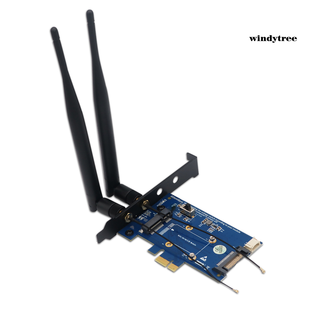 (Hàng Mới Về) Card Mạng Mini Pci-E X1 Dành Cho Wifi 3g / 4g / Lte Sim