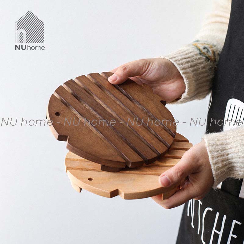 nuhome.vn | Đế lót nồi hình cá - Soru, đế lót nồi bằng gỗ phong cách Nhật Bản đẹp mắt