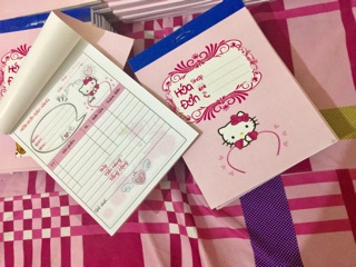 {Giá Sỉ} 🌈ComBo 6 cuốn Hoá Đơn A6 Kute