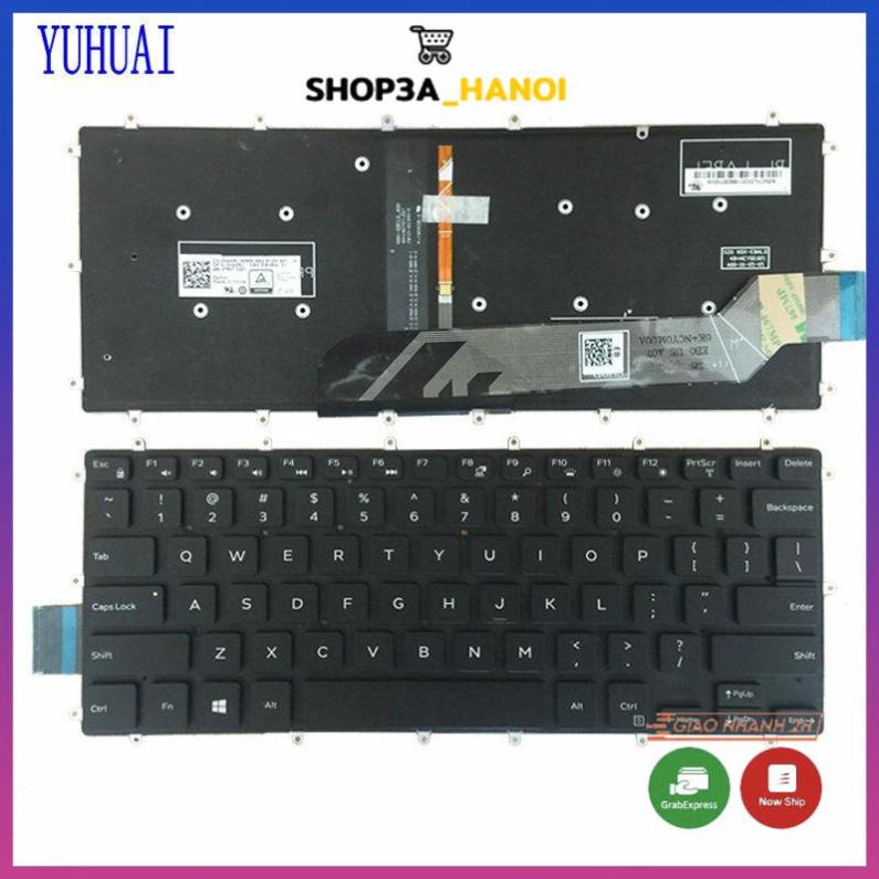 BÀN PHÍM LAPTOP DELL INSPIRON 15-5000 5368 5370 5373 5378, 15-7000 7378 7460 7466 7467 7560 7569 7579 7460 7466