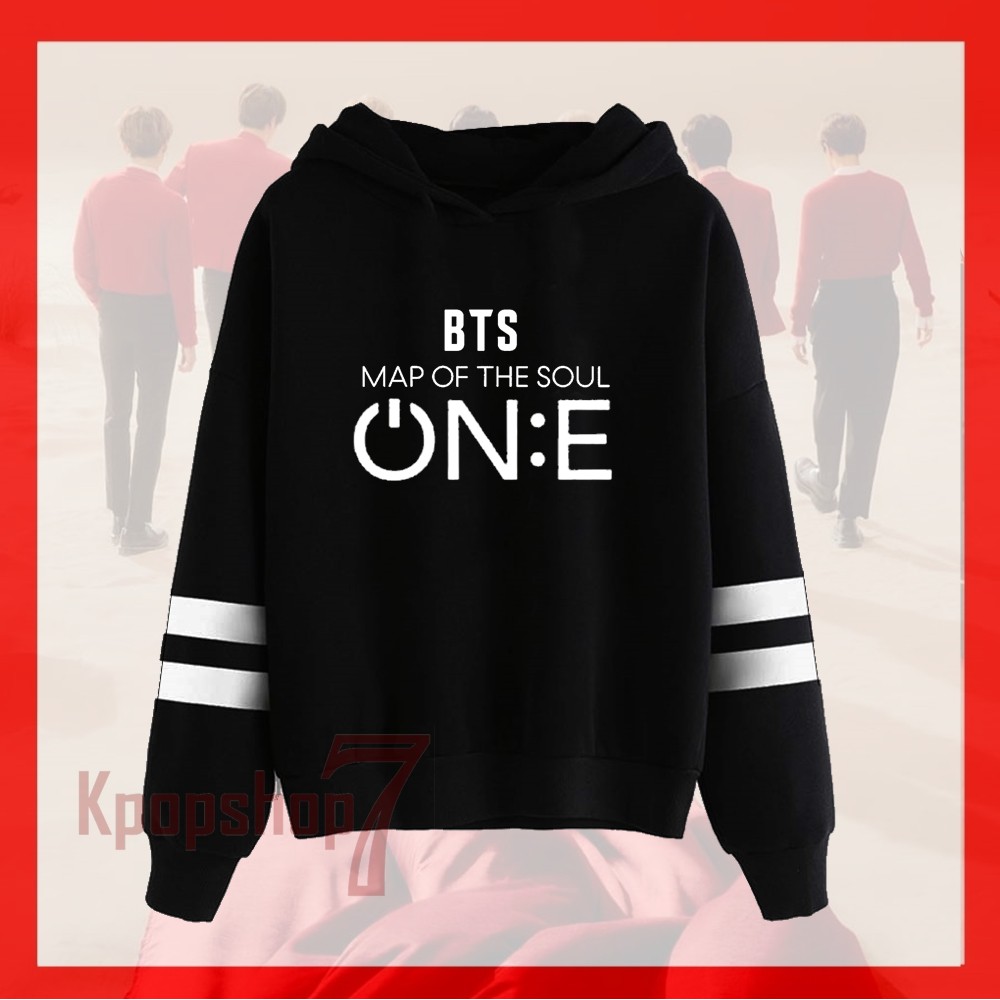 Áo Khoác Hoodie Bts The Soul One - Double Stripe