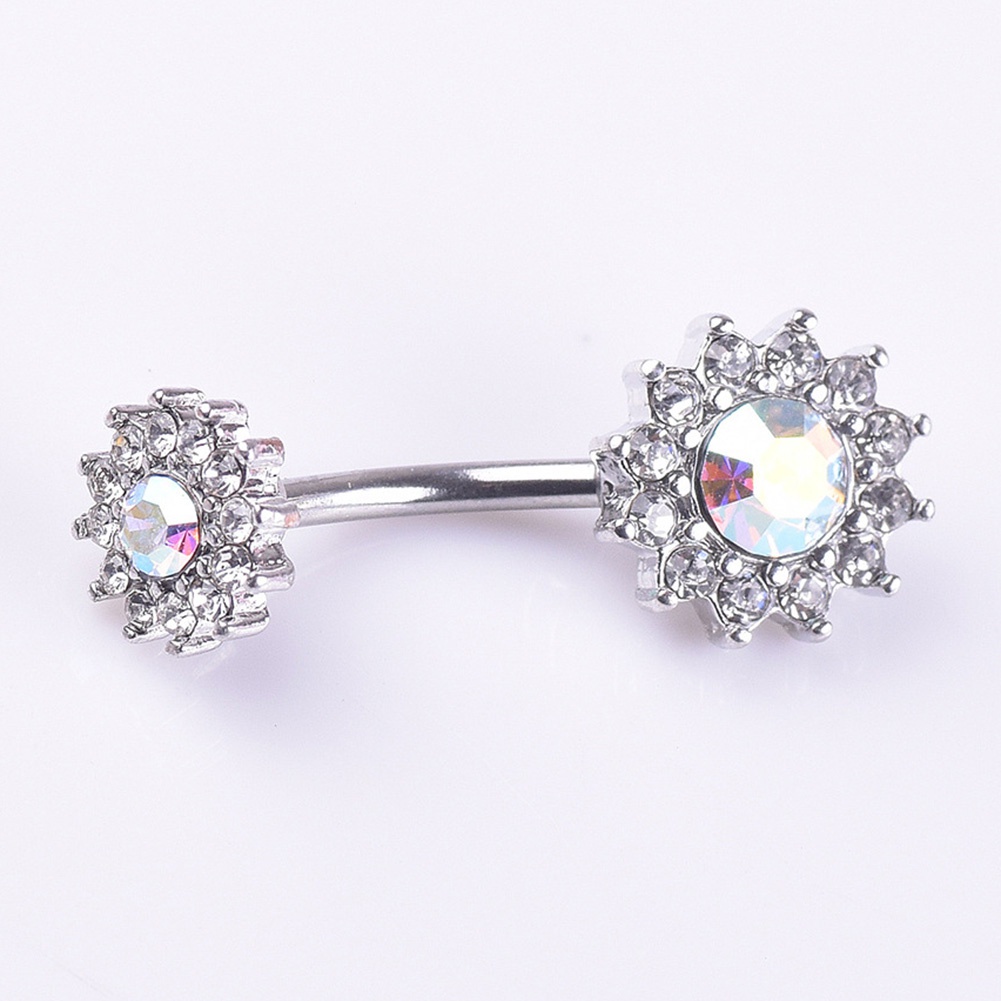 Khuyên Rốn Đính Đá Hình Hoa Quyến Rũ