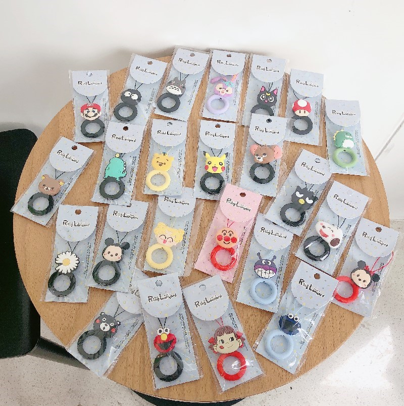 1 Vòng Nhẫn Gắn Điện Thoại Hoạt Hình Dễ Thương