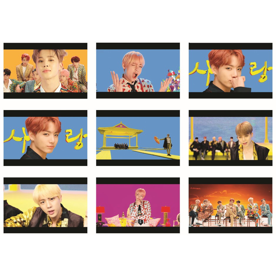 Lomo card ảnh BTS MV IDOL full 45 ảnh