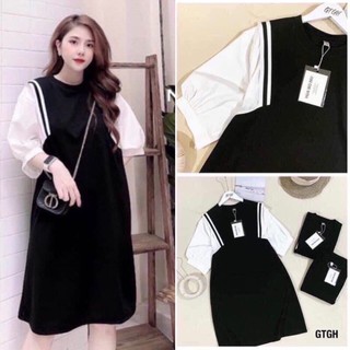 [SHOP MỚI GIÁ SỐC] Váy bầu tay lỡ chất cotton thấm hút mồ hôi cực tốt, giảm nhiệt mùa hè