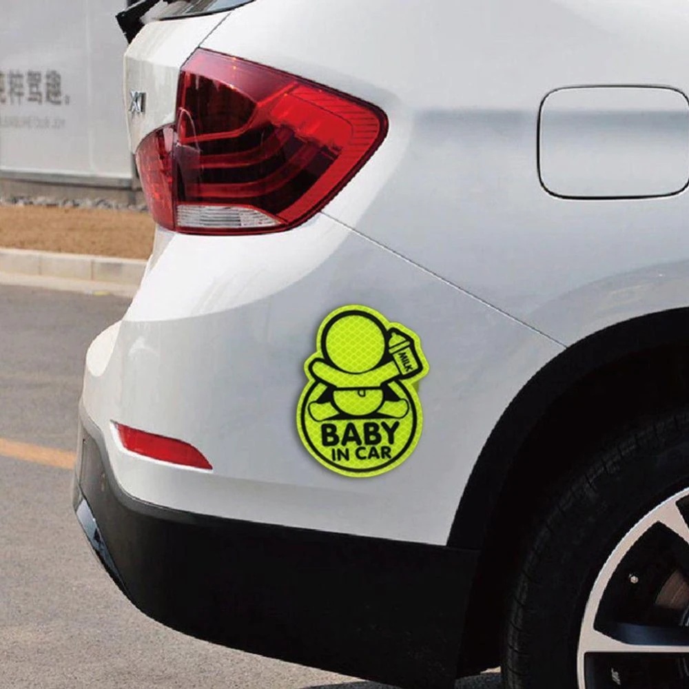 Tem BABY IN CAR Phản Quang Dán Xe Ô Tô Dễ Thương