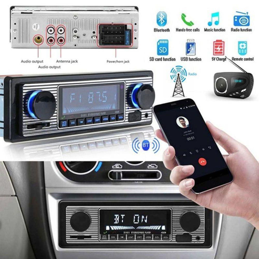 MAG Máy Nghe Nhạc MP3 12V FM / USB / AUX / AUX Rảnh Tay Tích Hợp Bảng Điều Khiển Dành Cho Ô Tô