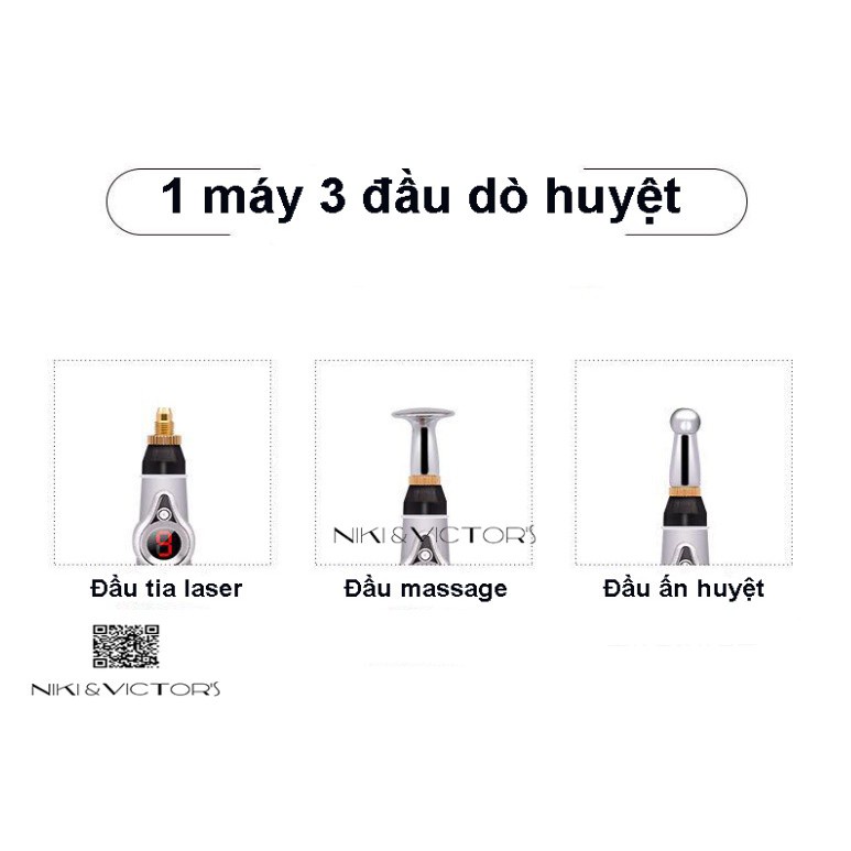 Bút Xung Huyệt, Dò Huyệt Châm Cứu Trị Liệu Xung Điện