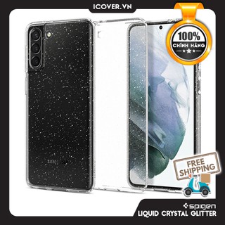 Ốp lưng Samsung Galaxy S21 Plus Spigen Liquid Crystal Glitter - Hàng Chính Hãng