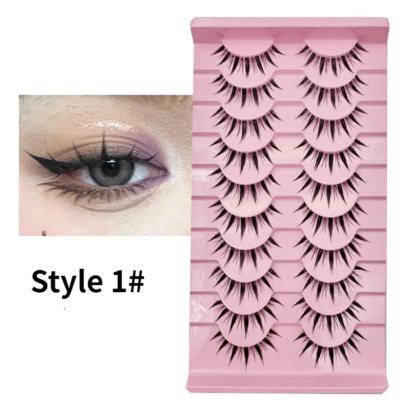 Set 10 Cặp Lông Mi Giả Tự Nhiên Hình Truyện Tranh Anime Zimeng