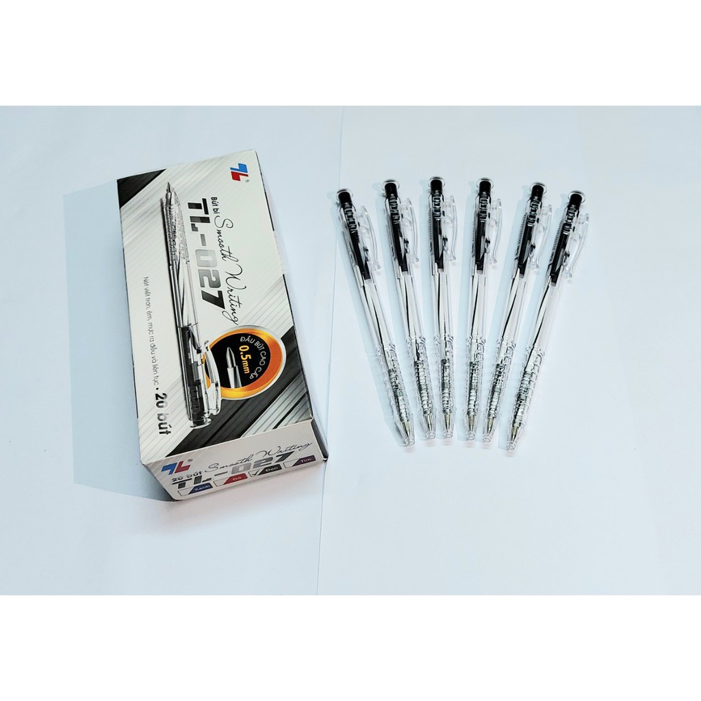 Hộp 20 cây bút bi Thiên Long TL-027- Hàng chính hãng