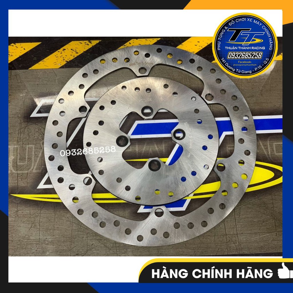 CẶP DĨA THẮNG TRƯỚC SAU SONIC KIỂU ZIN