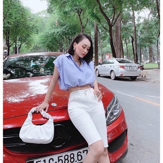 Quần Ngố Kaki co giãn Trắng/ Đen đủ size