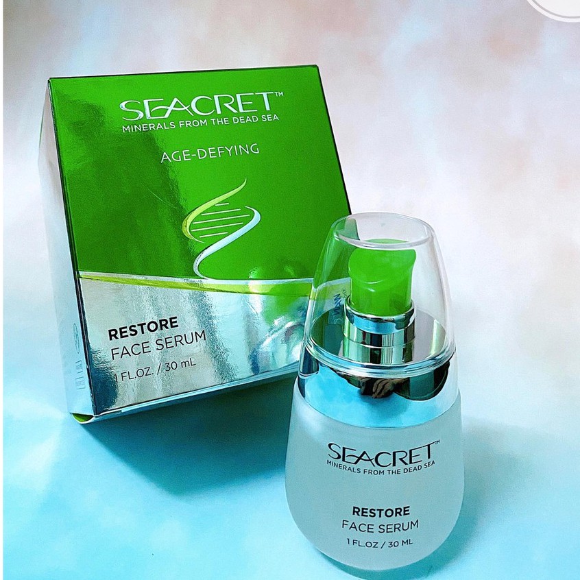 Tinh chất dưỡng da chống lão hóa Seacret Age-Refying Restore Face Serum 30ml - mỹ phẩm ola