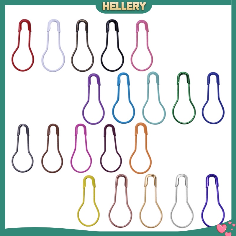 [HelleryVN] Hộp 600 Kẹp Kim Loại Hình Quả Bầu Dùng Trong Hộp Đựng Kim Loại