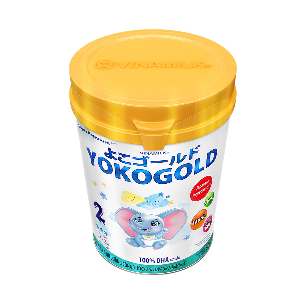 [Mã FMCGMALL -8% đơn 250K] Sữa bột Vinamilk YOKO GOLD 2 hộp thiếc 850g/hộp