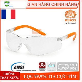 Kính bảo hộ Kings KY2221 Mắt kính chống bụi - chống trầy xước - chống tia UV - bám hơi nước - mắt kính bảo hộ lao động