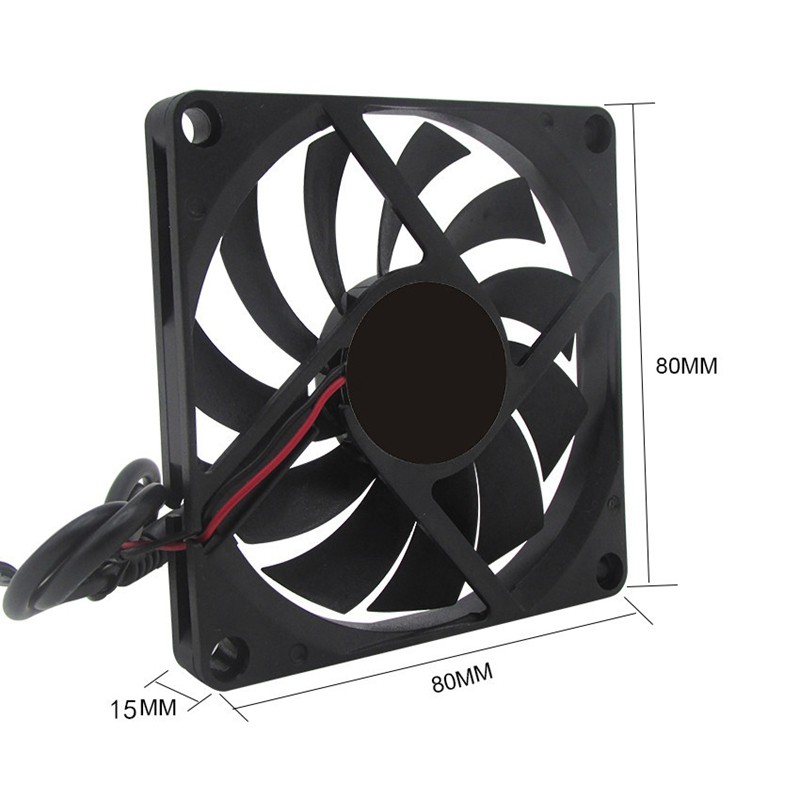 COD 80mm 5V USB Fan 80mm 8cm 8015 Brushless DC Cooling Fan PC Cooler 2Pcs O4VN
