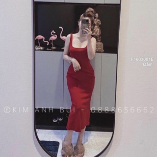 Đầm maxi thun ba lỗ ôm body!