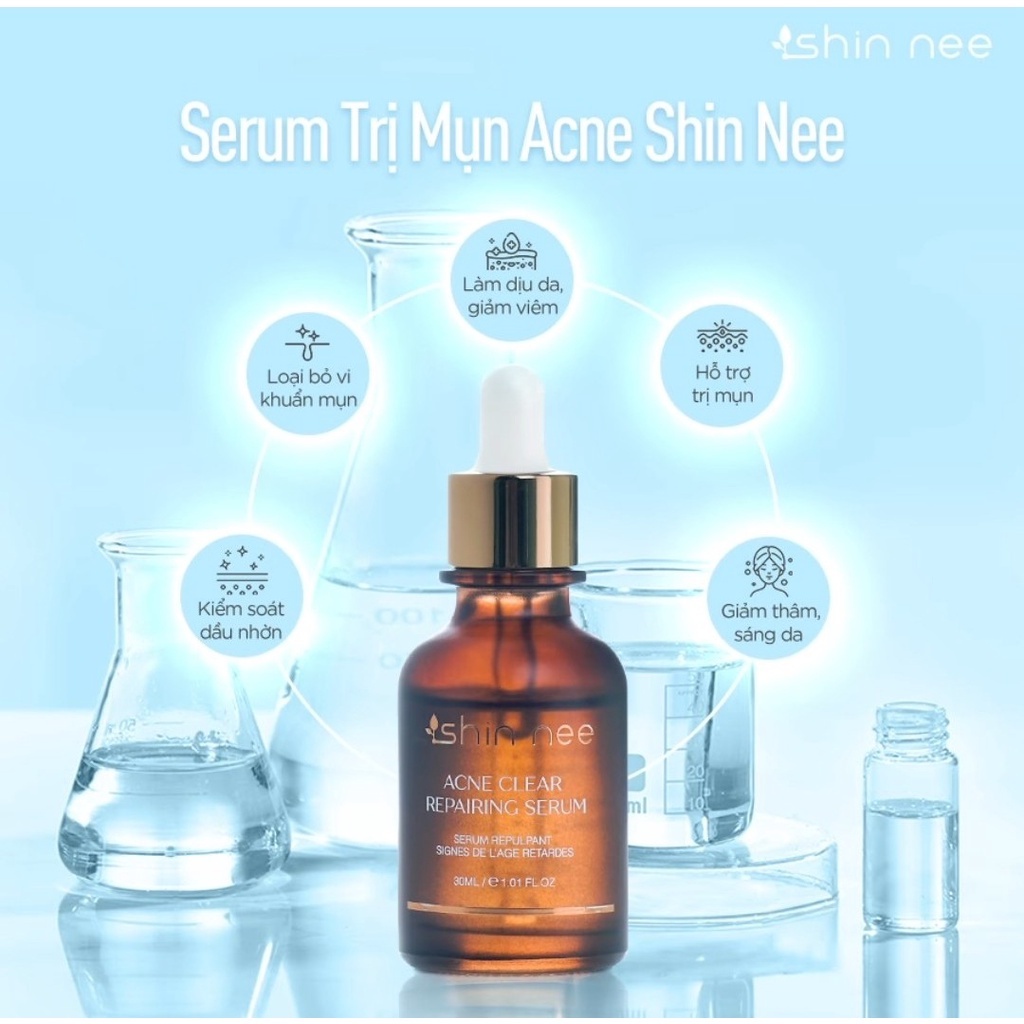 Tinh chất giảm mụn ngừa thâm cấp ẩm- Serum Acne Repairing Shin Nee - 35ml