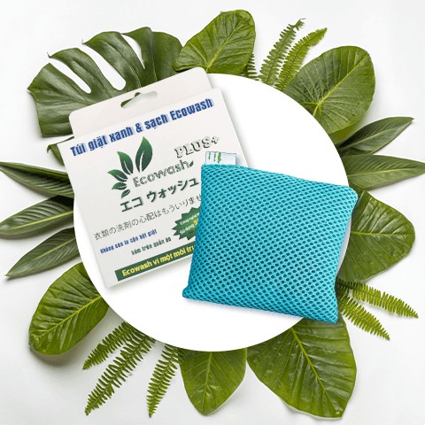 Túi Viên Giặt Quần Áo Thông Minh Eco Wash ☘ Công nghệ Nhật bản xanh sạch an toàn tiết kiệm ☘ Tặng Kèm Nước Giặt Hữu Cơ