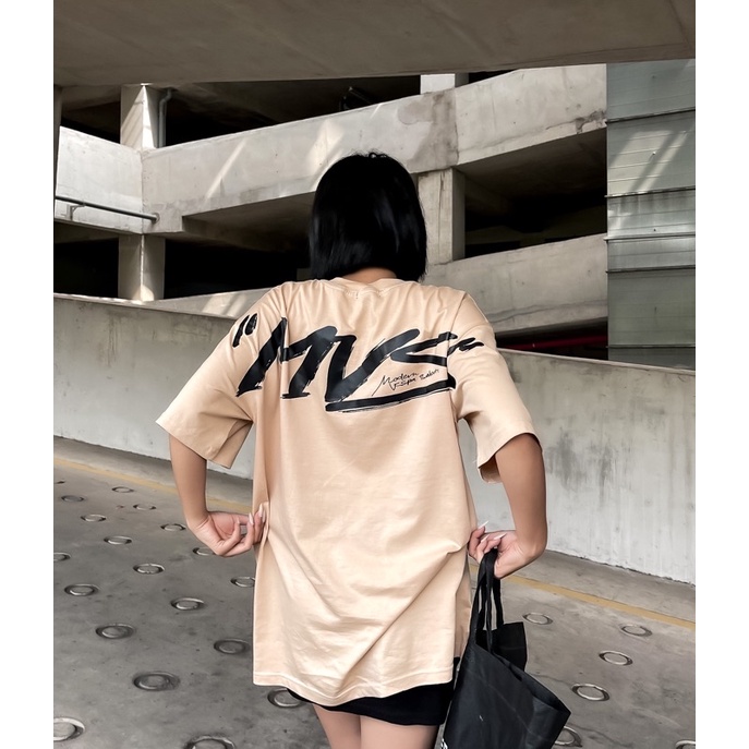 Áo thun unisex MVS dáng rộng, in tràn taycó thêm 2 màu mới