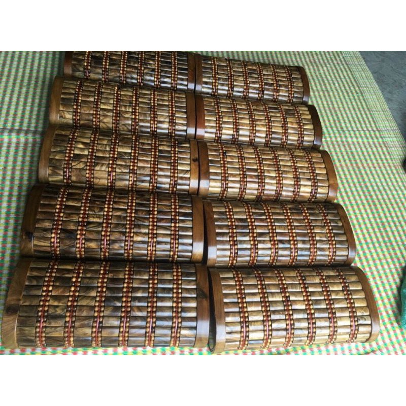 Gối gỗ bách xanh thoáng mát hình chữ nhật cao cấp