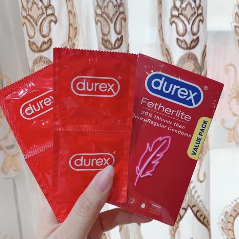 Bao cao su Durex đỏ hộp 30 chiếc nội địa úc