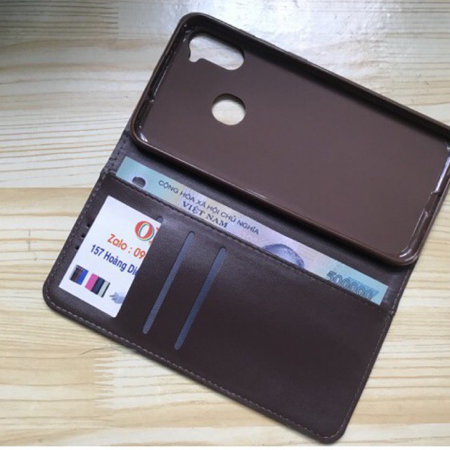 Bao da oppo A31/A91/A9  A5 2020 KIÊM VÍ DA CAO CẤP có từ tính