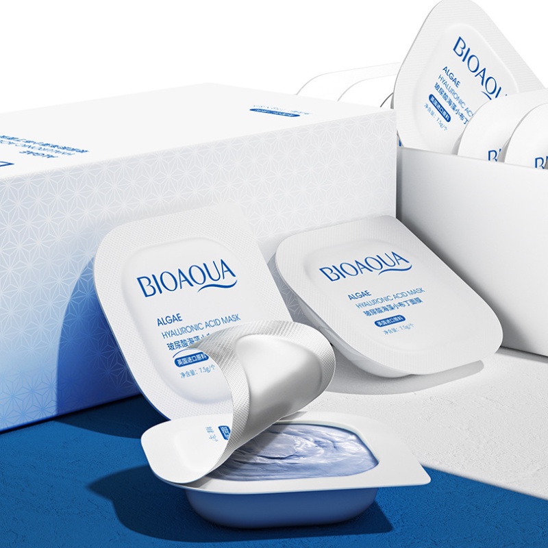 [Hàng mới về] Mặt nạ rong biển BIOAQUA hyaluronic acid dưỡng ẩm làm sáng da chất lượng cao