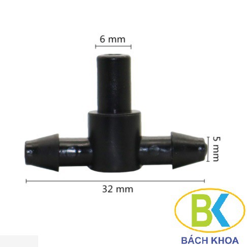 Set 10 cái đầu nối T cho béc nước cỡ 4x7mm
