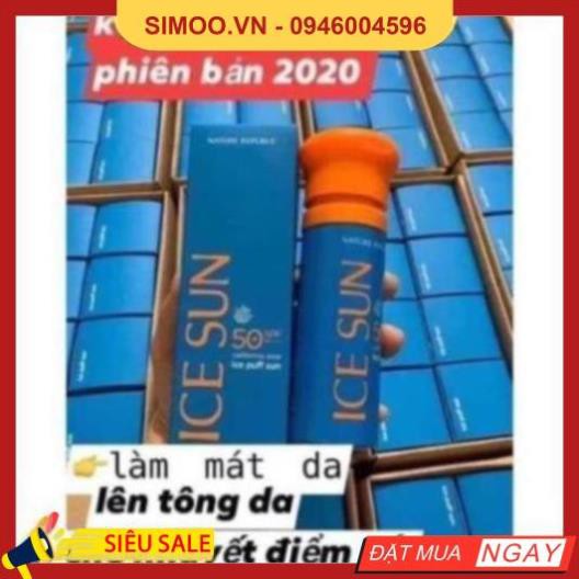 💥 ⚡ SẢN PHẨM CHÍNH HÃNG 💥 ⚡ Kem Chống Nắng Ice Sun Nature Republic SPF 50 PA+++ date 01/2022 💥 ⚡