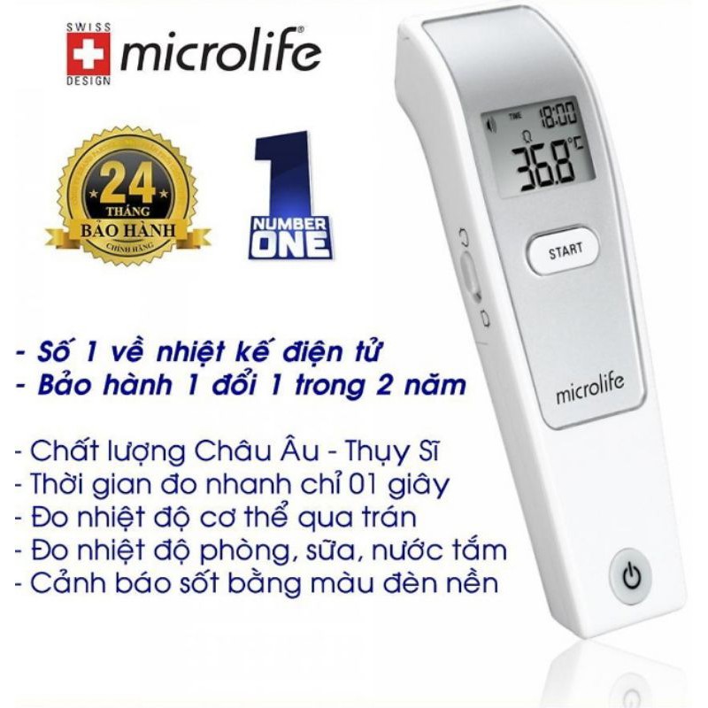 Máy đo nhiệt độ trán Microlife