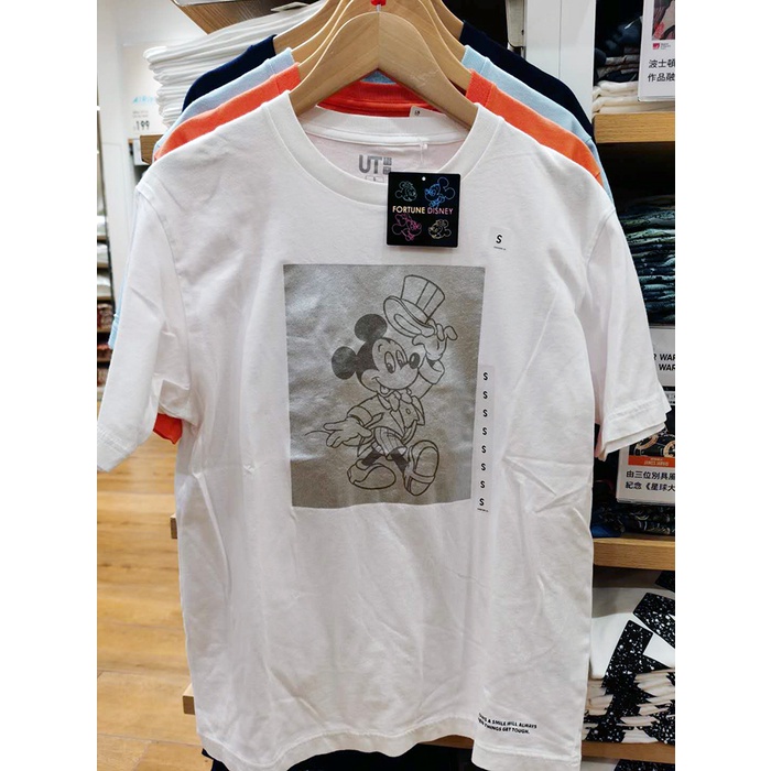 DISNEY Áo Thun Ngắn Tay In Hình Chuột mickey Xinh Xắn