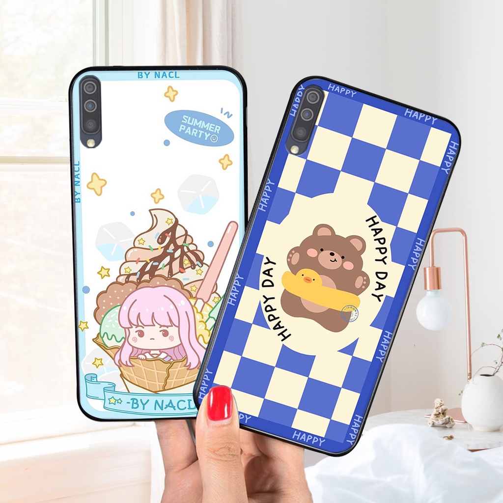 Ốp lưng Samsung Galaxy A50 / A30S / A50S in hình 3D gấu mới nhất - sang - chảnh - ĐẸP- BỀN