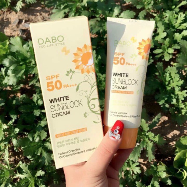 Kem chống nắng DABO White sunblock cream