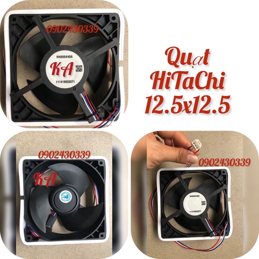 Quạt tủ lạnh HITACHI 9X9CM, 12.5CMx12.5Cm