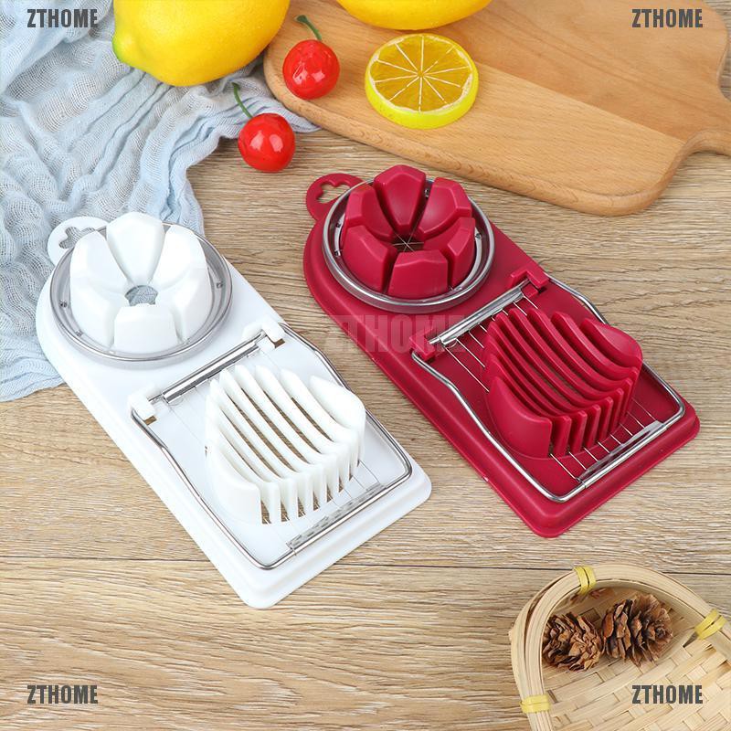 ZTHOME Hot Sale Cooking Tools 2in1 Cut Multifunction Kitchen Egg Slicer Sectione Cutter