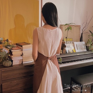 | 0303 studio | Tạp dề linen bột mỏng - Vụng Về số 2