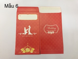Phong bì mừng đám cưới bắt mắt